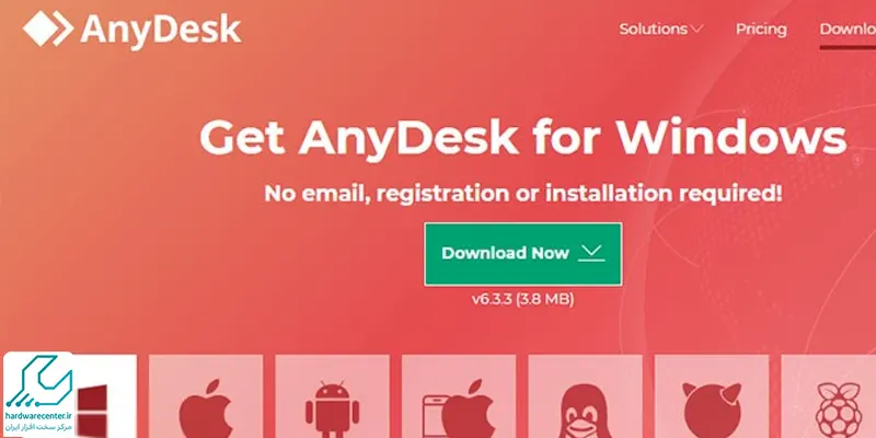 مراحل وصل شدن به کامپیوتر از راه دور با نرم افزار anydesk